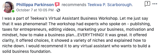 Virtual Assistant Training